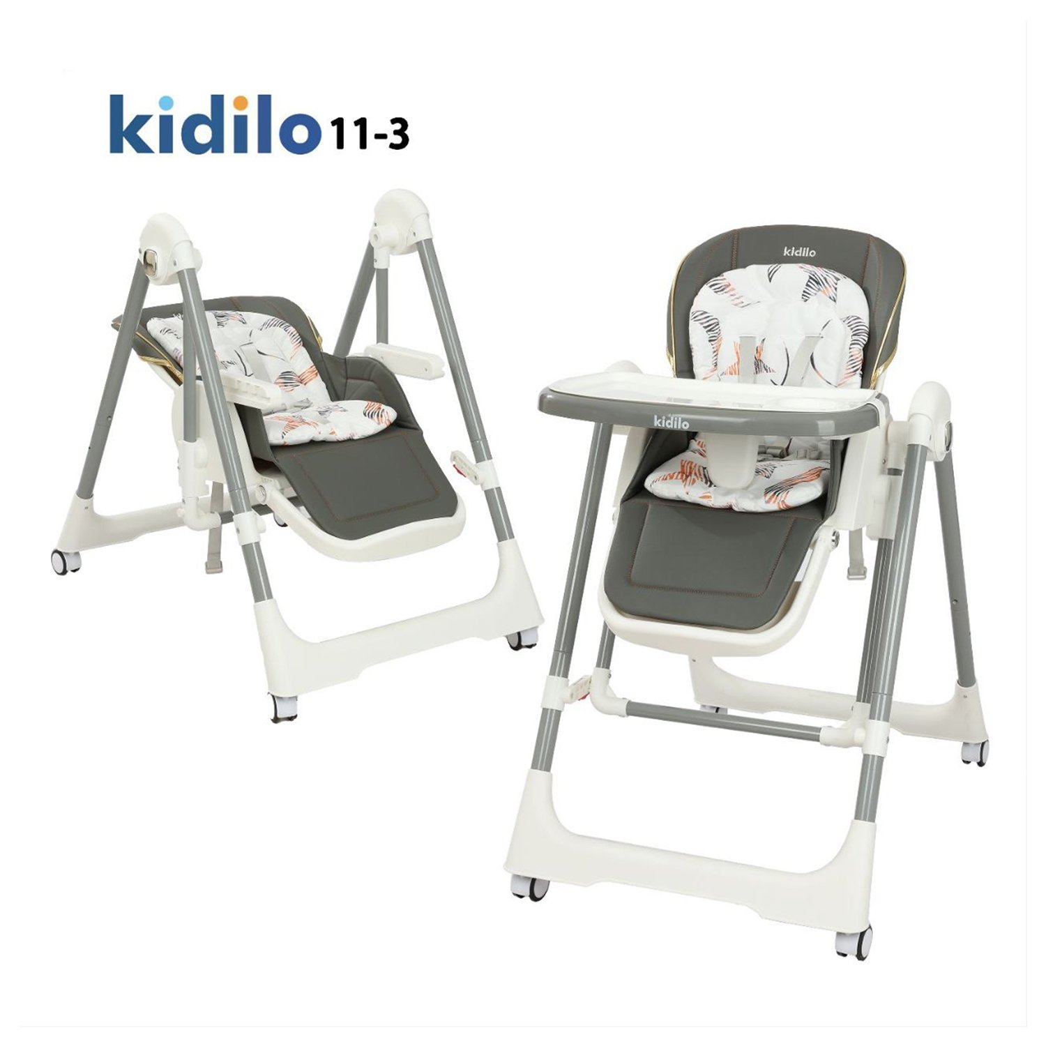 chaise haute kidilo 2in1 - الصورة 4