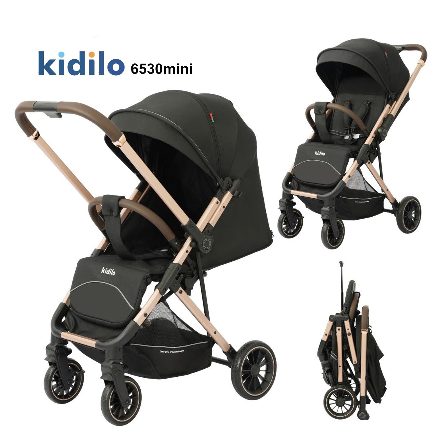 poussette kidilo 6530 mini - الصورة 3